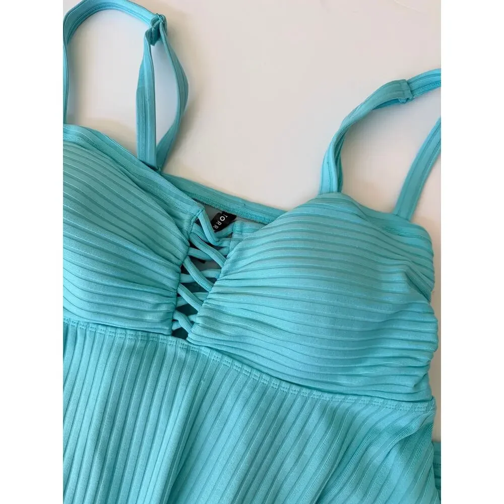 Torrid Plus Size Tankini & High-Waisted Swim Set 1X